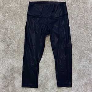 Lululemon Shimmering Black Leggings
